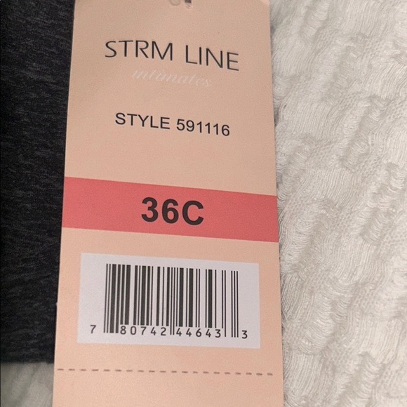 Charcoal Gray and black Women's Bra 2 Pack - Picture 3 of 9